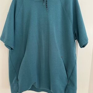 Old Navy Active Blue Dynamic Fleece Top